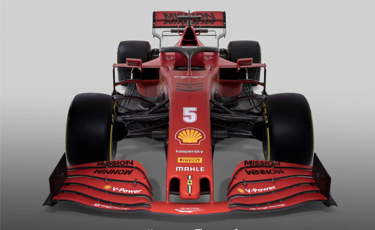 Ferrari SF1000 front aerial Ferrari SF1000 front aerial