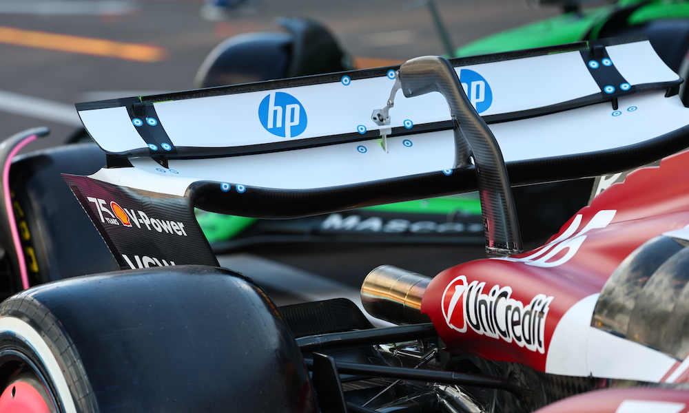 Ferrari SF-25 rear wing Monaco