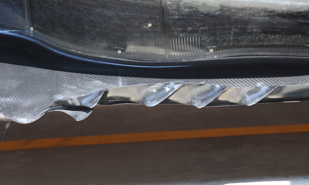 Red Bull RB21 floor detail