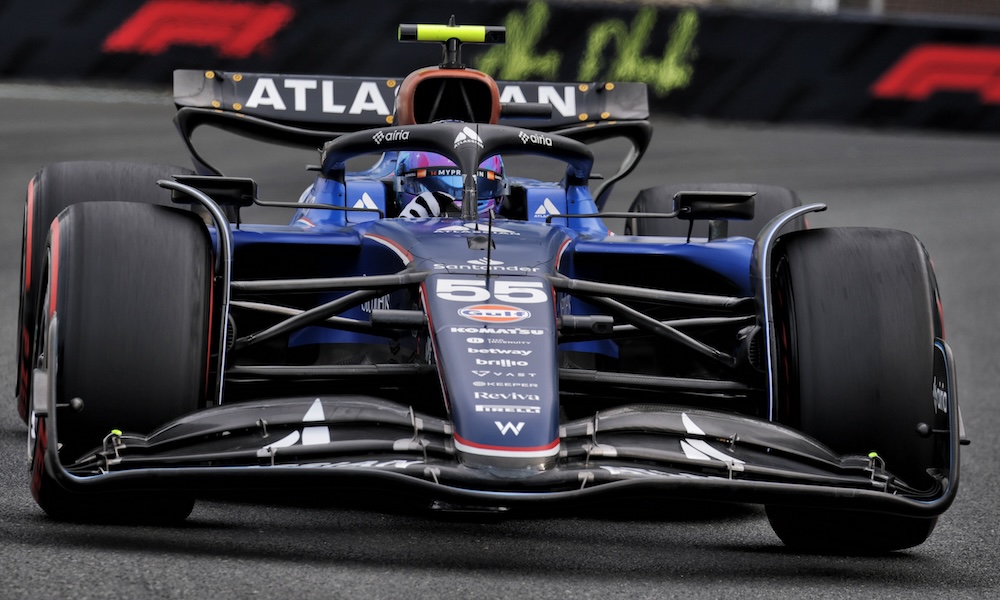 Motor Racing - Formula One World Championship - Abu Dhabi Grand Prix - Practice Day - Abu Dhabi, UAE Williams FW47 in practice for the 2025 Abu Dhabi GP